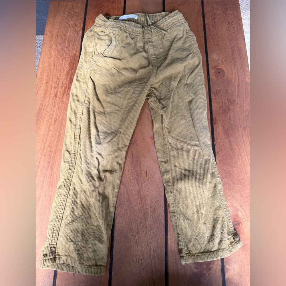 Zara Kids Corduroy Pants in Tan size 7